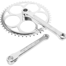 1Set Fahrrad-Kurbelarm Set Mit Stabilem Kettenblatt Silber