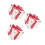 3Stk Rote Schmuckdose Herz Lagerung Valentine 10