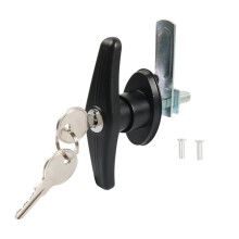 T-Handle Lock W/Keys Truck Cap Shell Water Heater Temperature  for  and Century Truck Caps, Clockwise Black