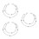 3Stk Damen Hüftgürtel Silber Metall Elegant Mit Clay 4