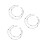 3Stk Damen Hüftgürtel Silber Metall Elegant Mit Clay 9