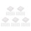 100Pièces Mini Toiles Blanches Encadrées Pour Peintures Créatives 6