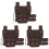 3Stk Robuste Schwerthalter Mittelalter Leder Schwertgürtel Cosplay 3
