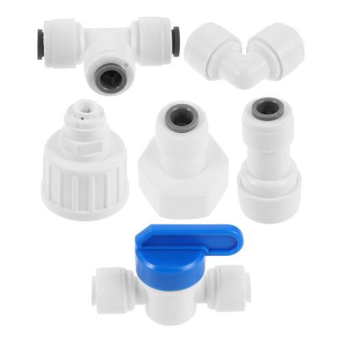 3Sets Duurzame Witte Slangadapter Met Snelkoppeling Voor 1