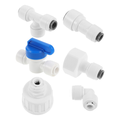 3Sets Duurzame Witte Slangadapter Met Snelkoppeling Voor