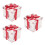 3Stk Rote Schmuckdose Herz Lagerung Valentine 8