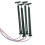 12Stk Grüne Lampen ABS Metall Mini 3