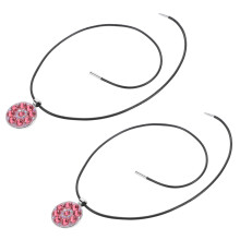 2Pièces Collier Golf Femme Avec Clip Chapeau Coloré Élégant