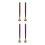 2Paires Cloches Orff Percussion Enfants Confort Marron 4