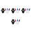 4Sets Golf Marker Template Kit High-Precision Line Pen for Sports Use 10