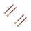 2Paires Cloches Orff Percussion Enfants Confort Marron 6