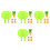 4Sets Table Tennis Self Training Set Green PP Indoor Parent-Child Kit 6