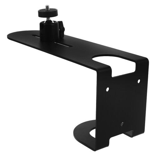 2Pièces Support Projecteur Acier Mural Plafond Réglable Noir