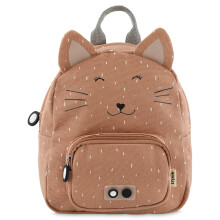 Trixie Small Backpack - Mrs Cat - School Bag Water Repellent - Small Backpack for Child - Small Bag - Pink
