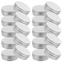40Pièces Boîtes À En Aluminium Argenté Pour Entraînement