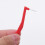 10Pièces Petite Manche Rouge Interdentaire Souple Confortable 4