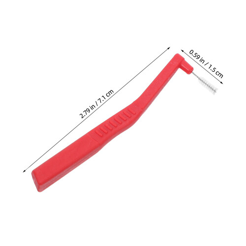 10Pièces Petite Manche Rouge Interdentaire Souple Confortable 2
