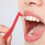 10Pièces Petite Manche Rouge Interdentaire Souple Confortable 7