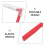 10Pièces Petite Manche Rouge Interdentaire Souple Confortable 8