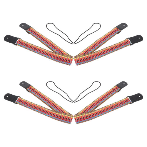 8Pièces Ukulélé Coton Tissée Ajustable Style 1