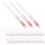240Pièces Brosse Silicone Rouge Outils Beauté Réutilisables 2