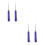 4Pièces Outils Bleus À Crochet Pour Nettoyage De Cascade 7