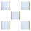 5Pcs White Cloth Water Paper Scrolls Reusable Chinese Calligraphy Set 6