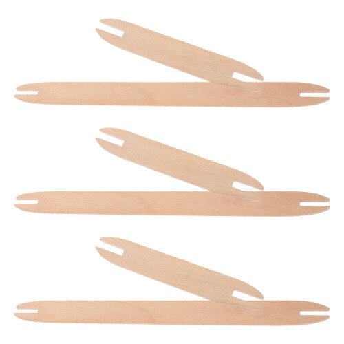 18Pièces Kit Navettes En Bois Khaki Pour Tricot De Pulls 1