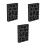 3Pièces Moules Graphite Multi-Trous Pour Fabrication Pro 7
