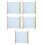 5Pcs White Cloth Water Paper Scrolls Reusable Chinese Calligraphy Set 5