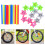 72Pièces Réflecteurs PVC Couleurs Variées Installation Rapide 11