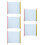 5Pcs White Cloth Water Paper Scrolls Reusable Chinese Calligraphy Set 10