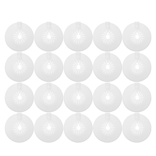 20Pièces Plats Escutcheons Extincteur Plastique Pour Plafond