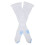 1Pair White Compression Socks Medical Elastic Support for Thighs 8