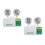 2Pièces D'urgence Industriel LED Double Tête Fiable 6