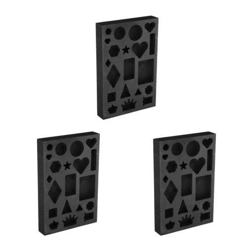 3Pièces Moules Graphite Multi-Trous Pour Fabrication Pro 2