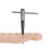 6 Flûtes Acier T Handle Argent Pour Percer Guitare 7