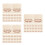 150Pièces Étiquettes Couture Beige En Coton Pour Faits Main 5