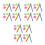 72Pièces Réflecteurs PVC Couleurs Variées Installation Rapide 4