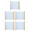 5Pcs White Cloth Water Paper Scrolls Reusable Chinese Calligraphy Set 4