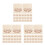 150Pièces Étiquettes Couture Beige En Coton Pour Faits Main 4