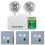 2Pièces D'urgence Industriel LED Double Tête Fiable 11