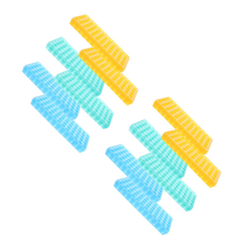 12Pièces Support Éprouvettes Plastique 60 Emplacements 2
