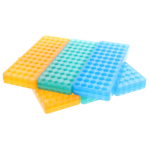 12Pièces Support Éprouvettes Plastique 60 Emplacements