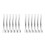 12Pièces Pince Multiusage Argentée Acier Inoxydable Pour Tri De Perles 6