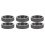 6Pièces Creuset Graphite Durable Pour Métal Or Noir 6