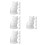 20Pièces Figurines Chat En Mousse Blanche Pour Bricolage Décoration 7