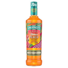 Smirnoff Miami Peach | 35% vol | 70cl | Juicy Peach & Citrus Flavours | Coral-coloured | Perfect for Brunches & BBQs