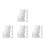 20Pièces Figurines Chat En Mousse Blanche Pour Bricolage Décoration 6