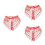 3Pièces Voiles Pailletés Polyester Accessoires Danse Et Fêtes 6